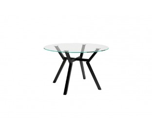 Mesa comedor redonda cristal