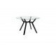 Mesa comedor redonda cristal