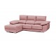 Chaiselongue con asientos deslizantes y cabezales reclinables.