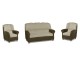 Sofá 3 plazas + 2 sillones