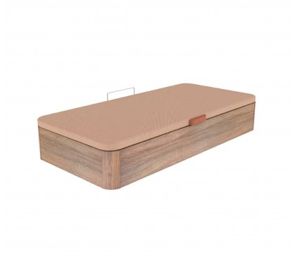 Canapé con base tapizada 3D. Apertura lateral.